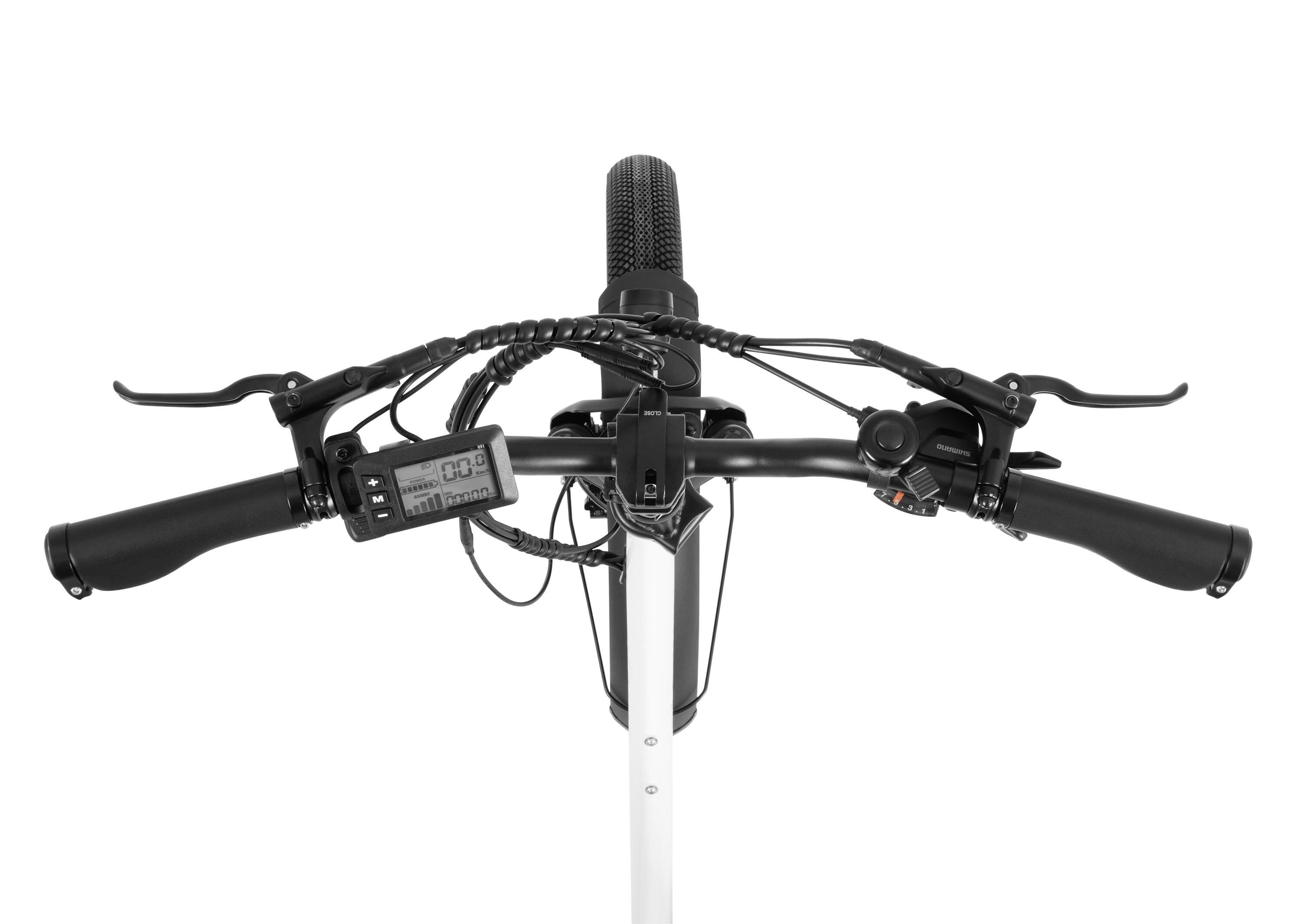 Bicicleta Elétrica DYU C9 para Adultos, Pneus Largos, Travões Hidráulicos, Bater 7/7