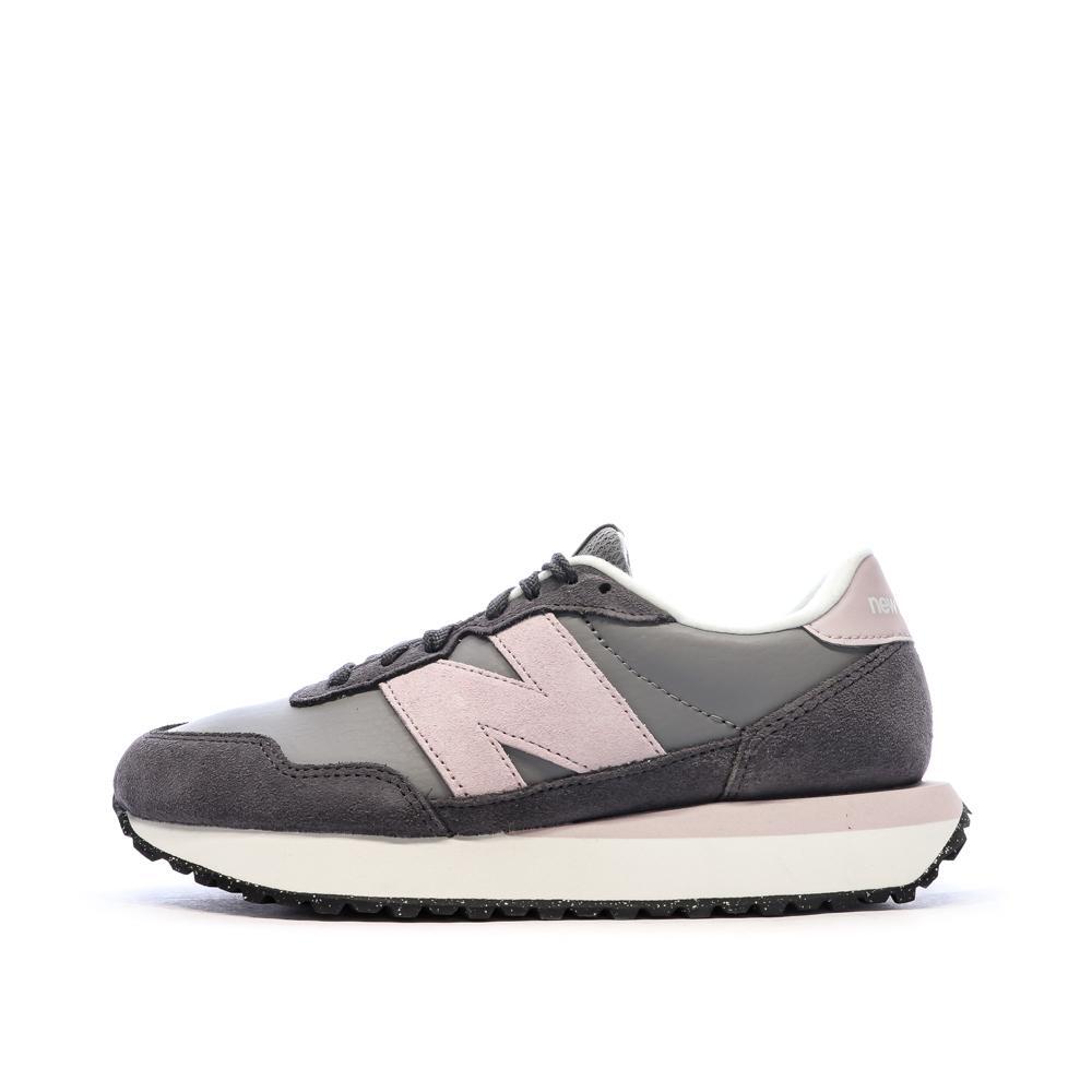 Baskets Grises/Roses Femme New Balance 237 1/7