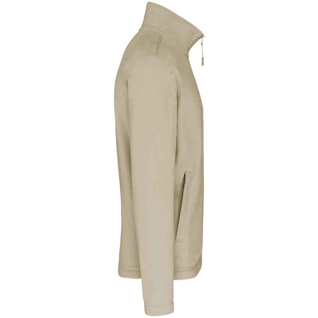 "Falco" Fleecejacke für Herren Beige 3/3