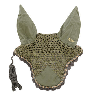 Cuffietta in cotone con cordoncino
