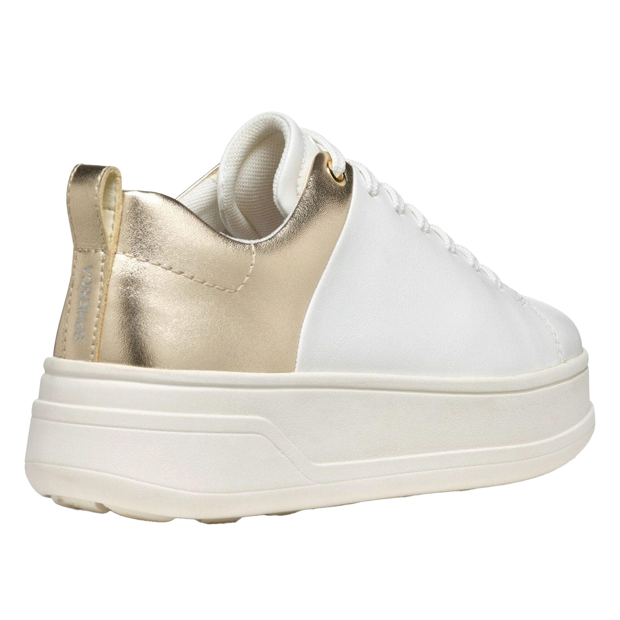 Baskets D SPHERICA ECUB Femme (Blanc / Doré Clair) 2/4
