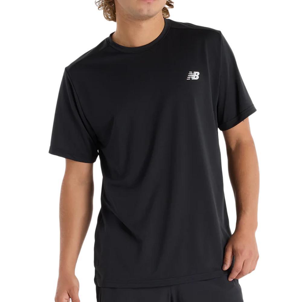 Мъжка черна тениска New Balance MT51801