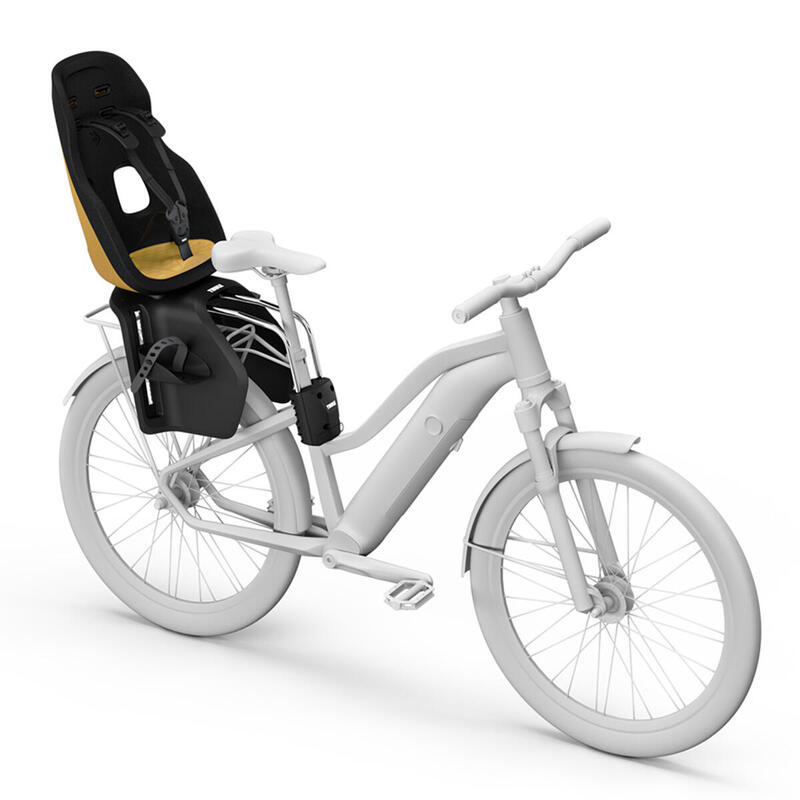Scaun copii cu montare pe bicicleta in spate Thule Yepp Nexxt 2 Maxi Yellow