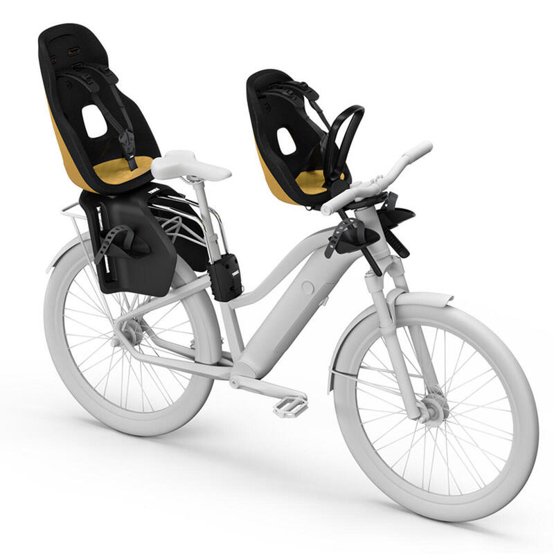 Scaun copii cu montare pe bicicleta in spate Thule Yepp Nexxt 2 Maxi Yellow