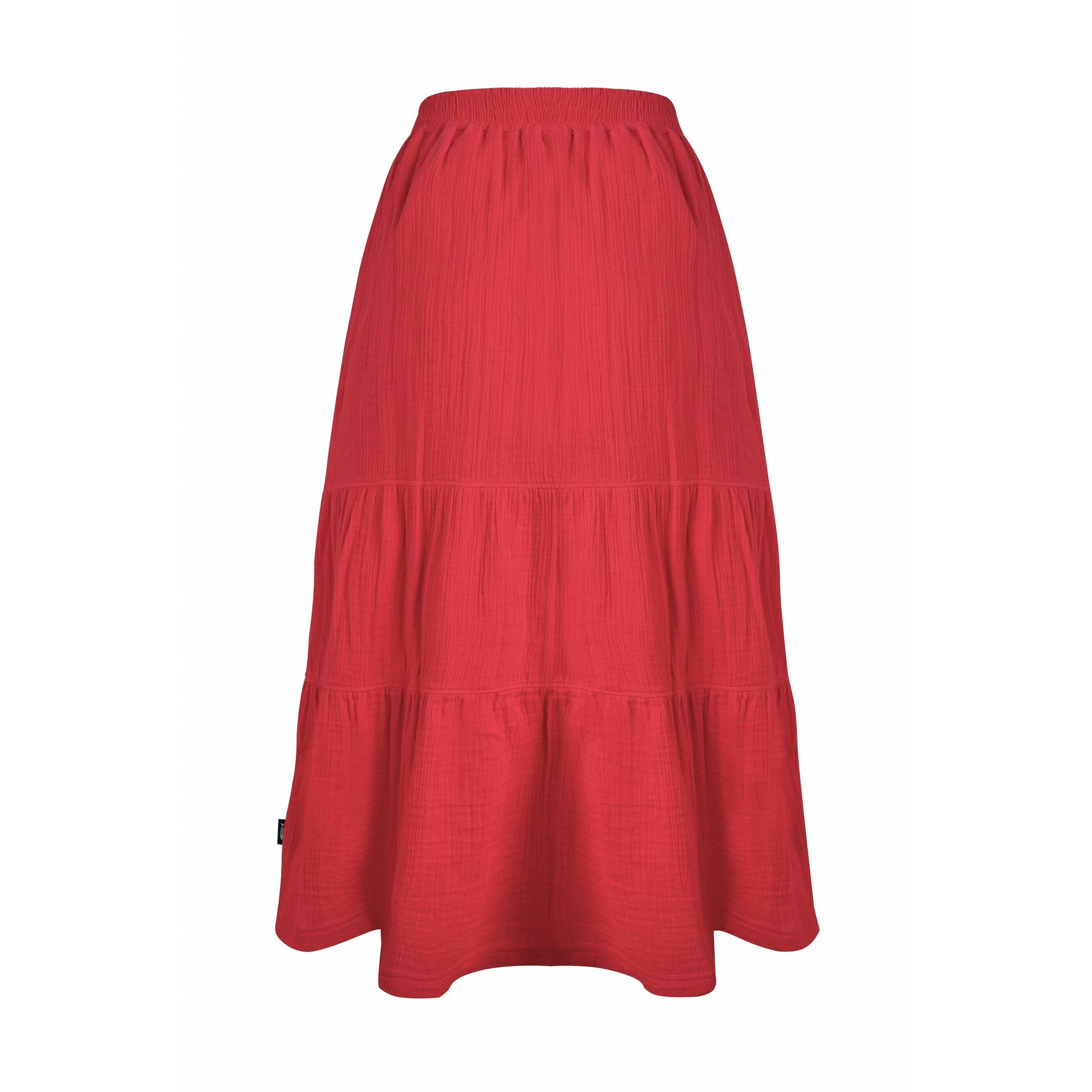 Jupe Milongue LATHIKA Femme (Rouge) 2/4