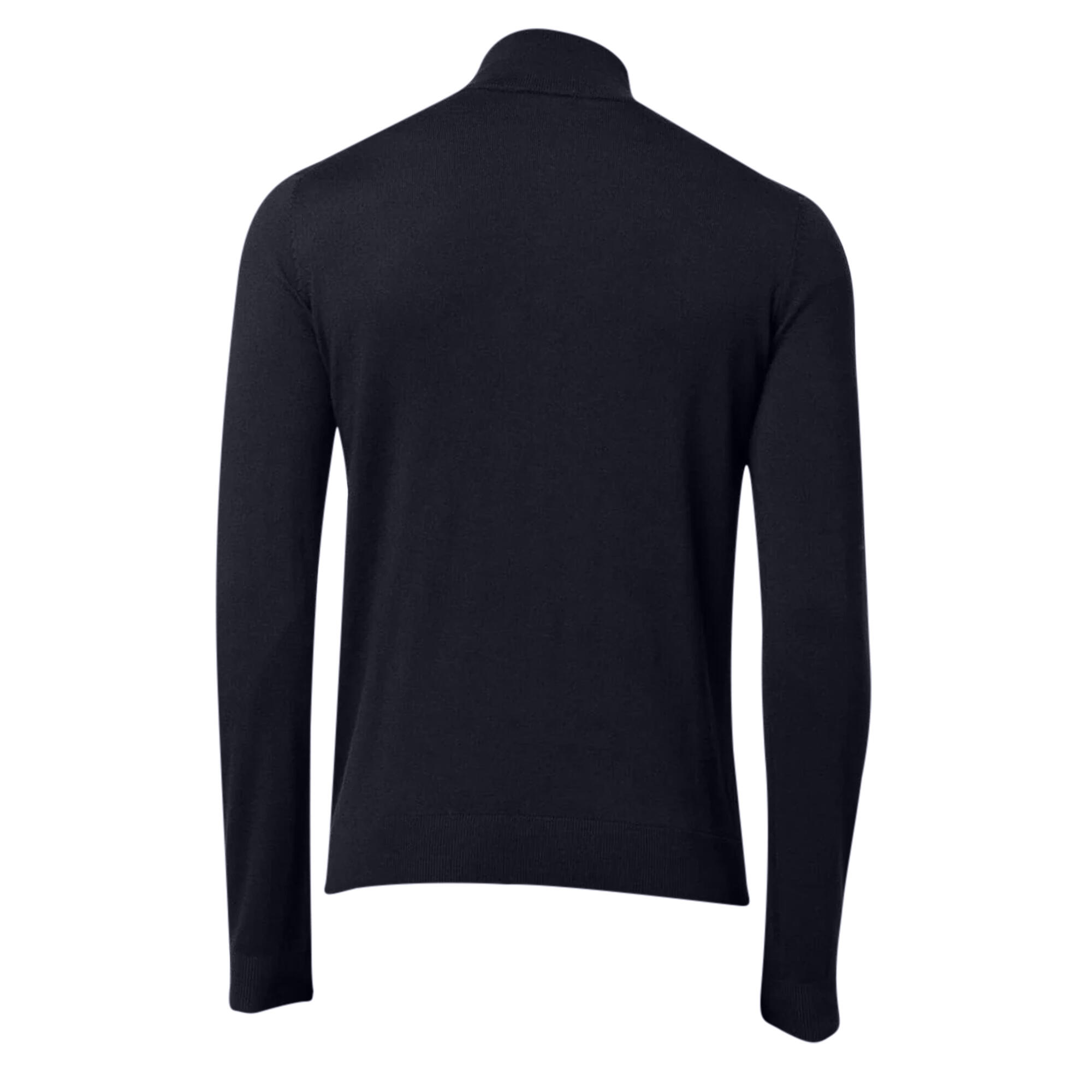 Felpa Con Cerniera Uomo Asquith & Fox Blu Scuro 2/2