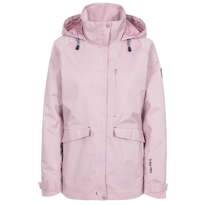 Chaqueta Impermeable Voyage de Manga Larga para Mujer Lila CLaro