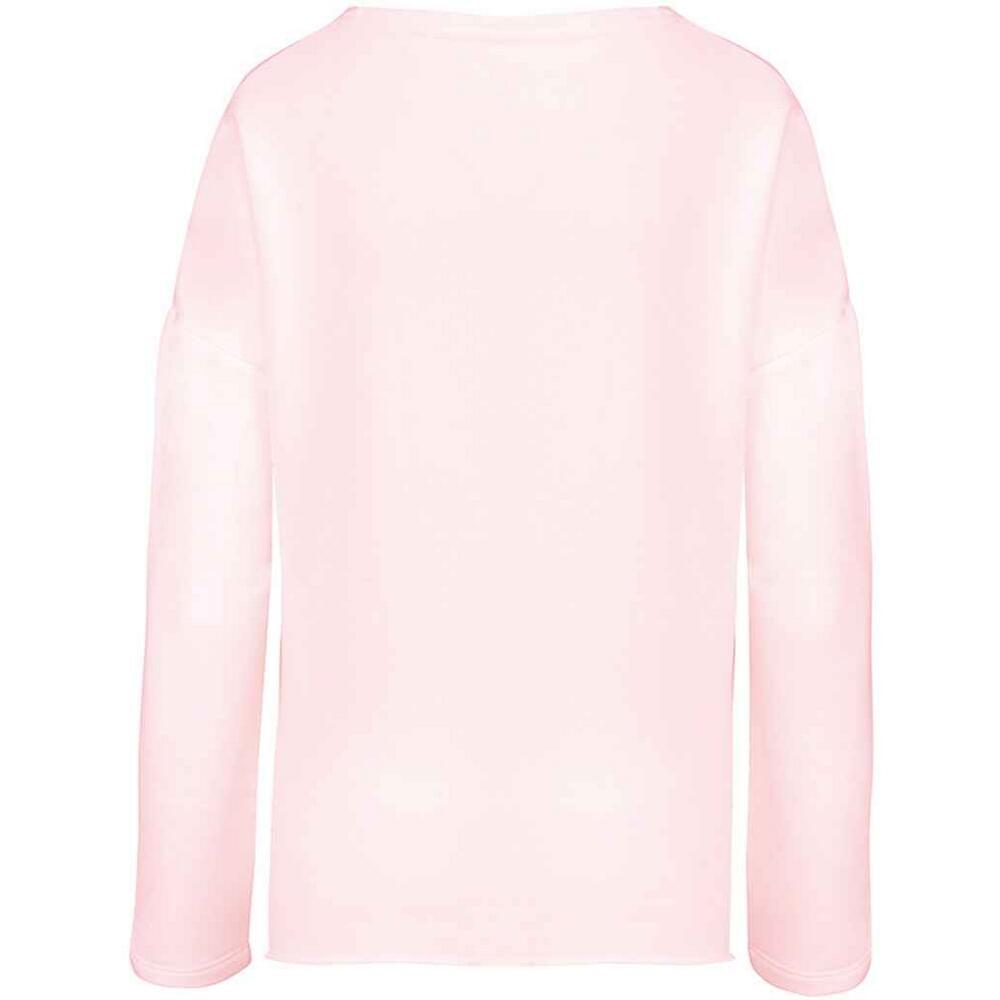 Felpa Oversize Donna Kariban Rosa Palido 2/2