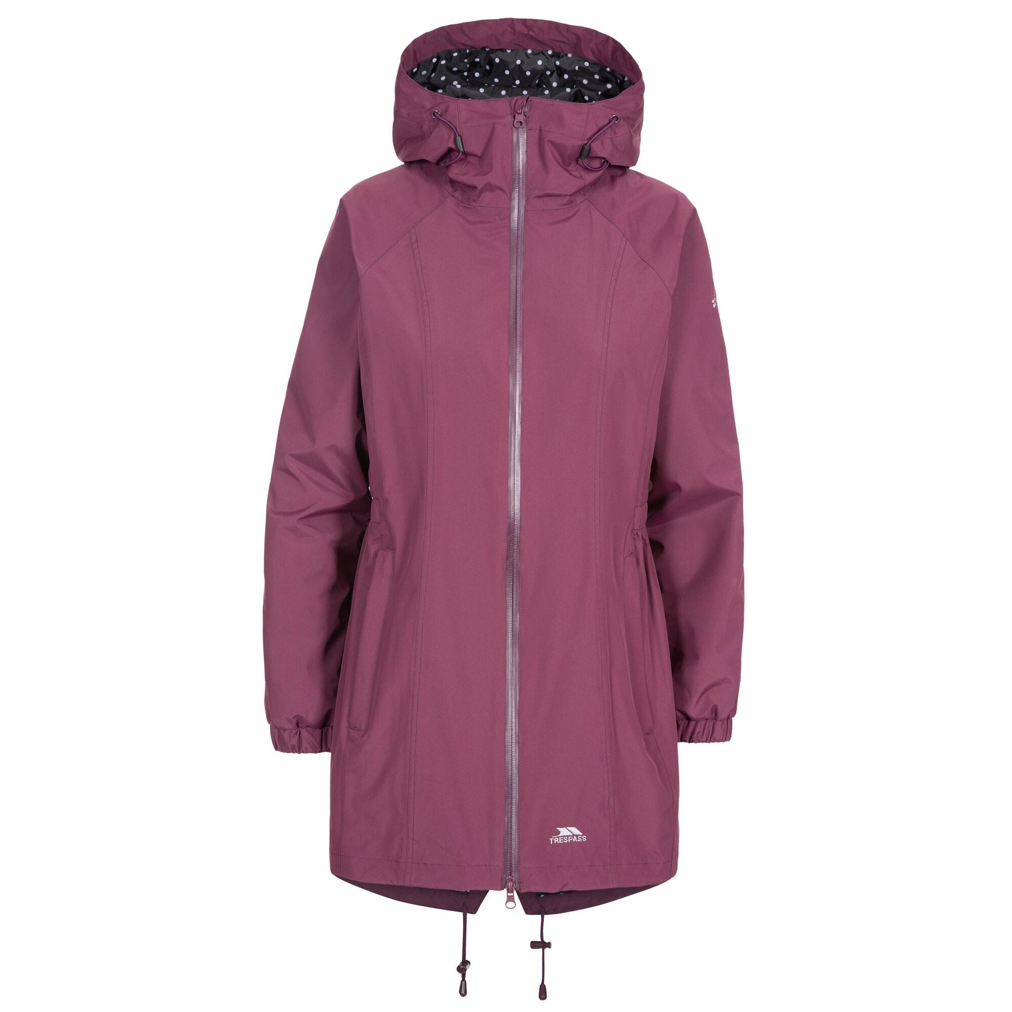 TRESPASS Dames Waterdichte Shell Jas (Zwart)