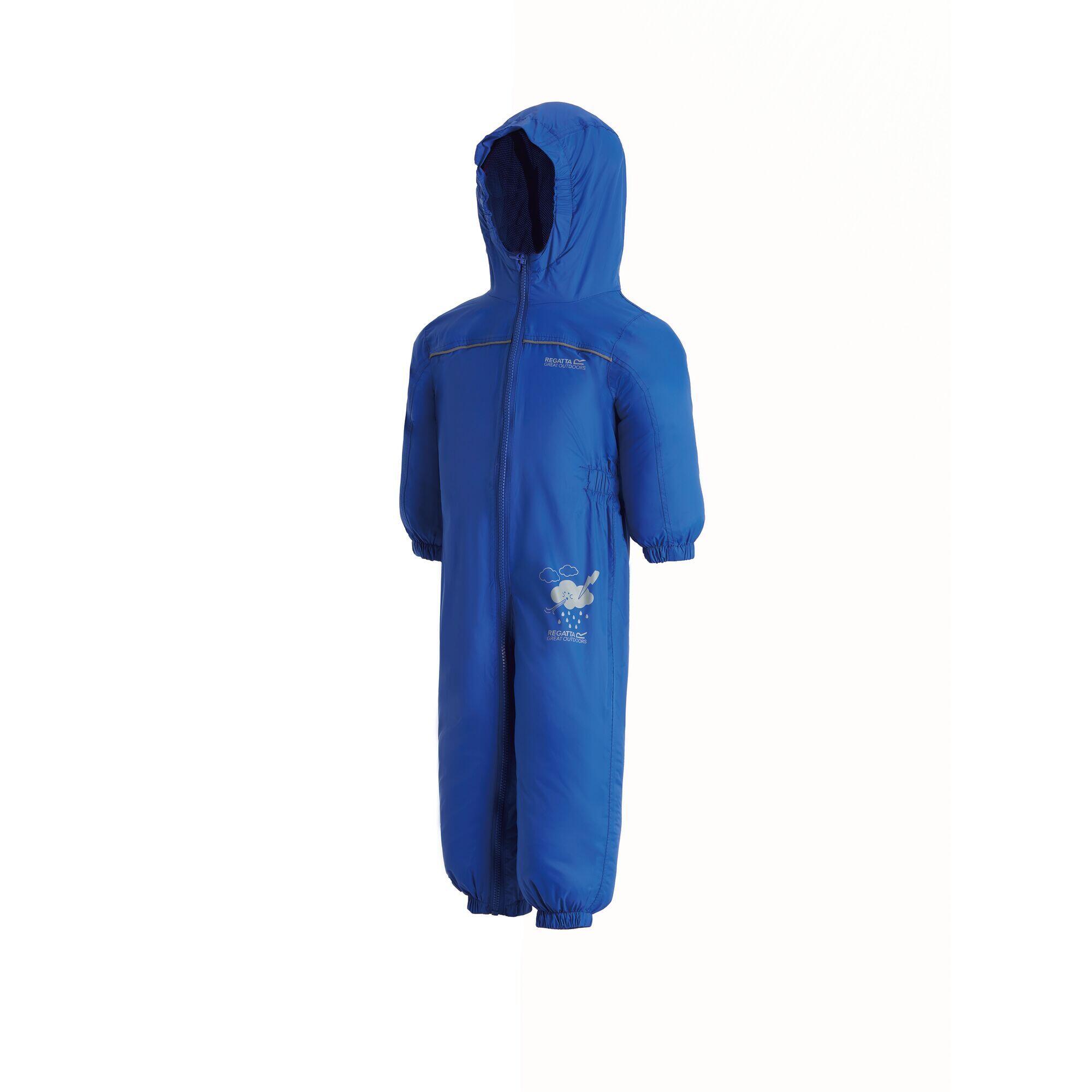 Great Outdoors Childrens Toddlers Puddle IV Waterproof Rainsuit (Oxford Blue) 4/5