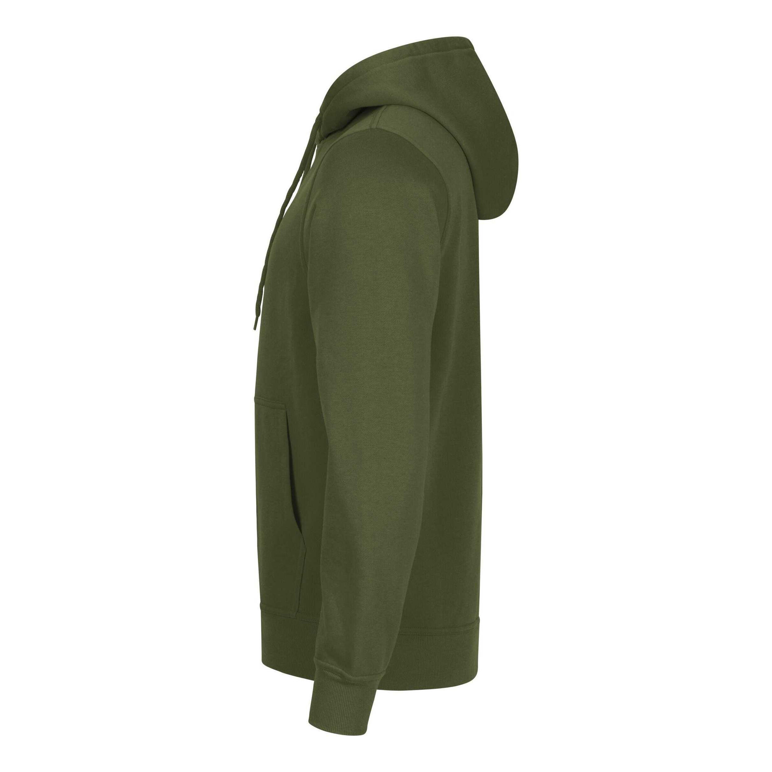 Sweat À Capuche MIAMI Adulte (Vert Militaire) 3/4