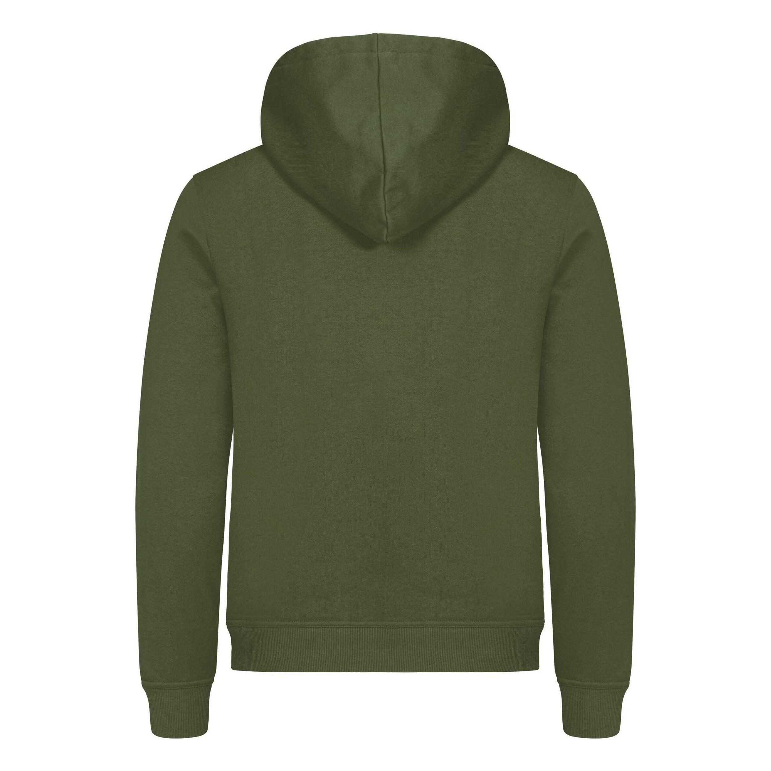 Sweat À Capuche MIAMI Adulte (Vert Militaire) 2/4