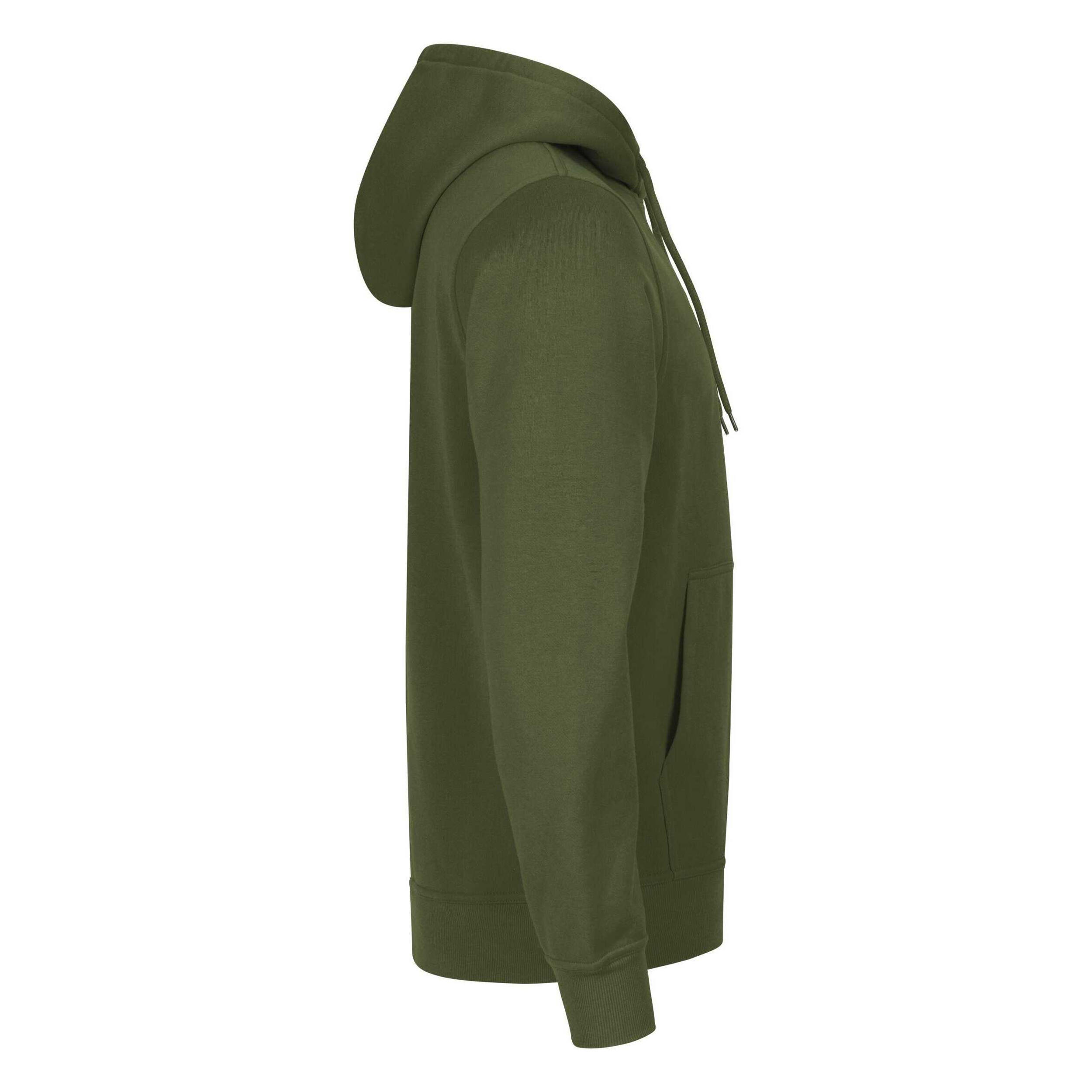 Sweat À Capuche MIAMI Adulte (Vert Militaire) 4/4