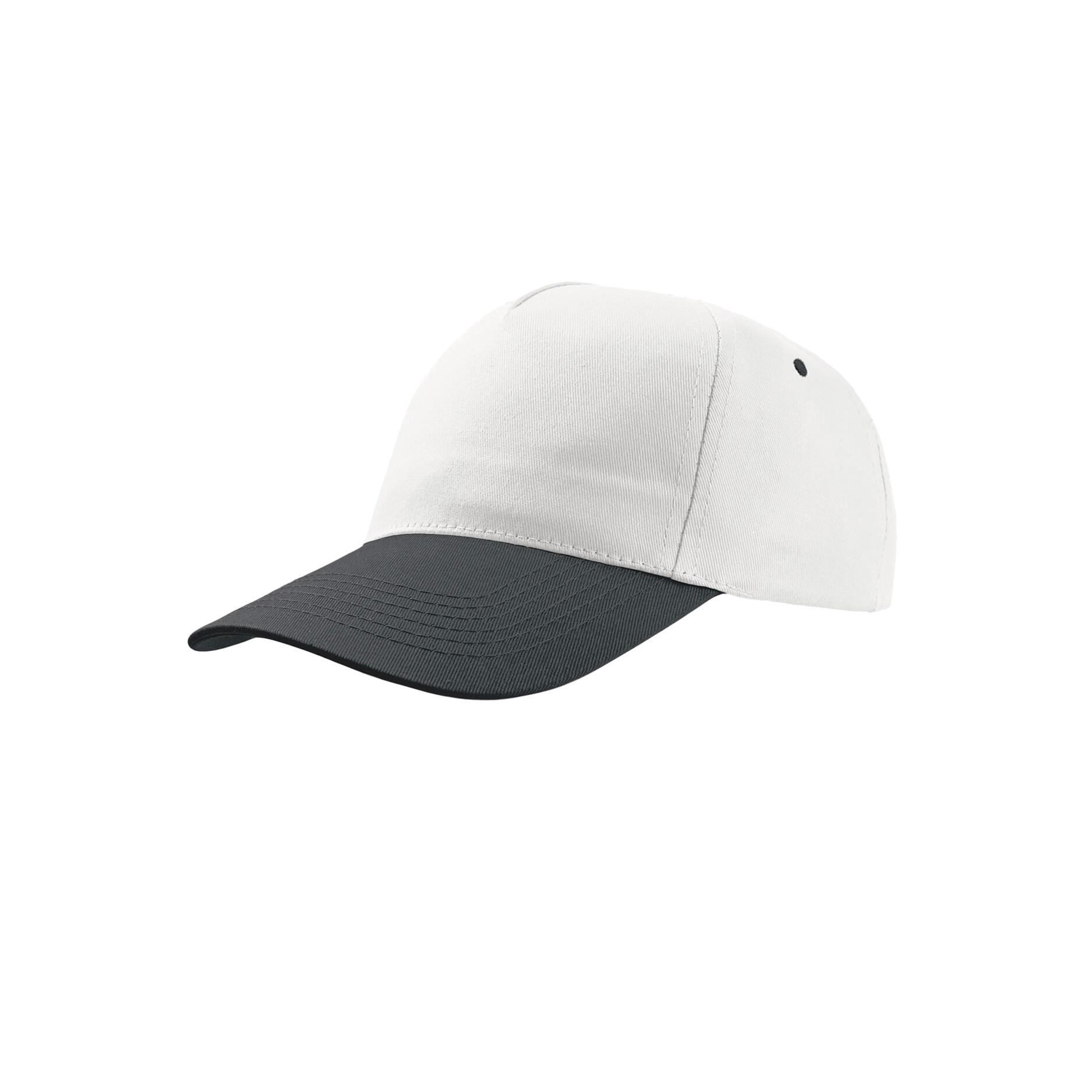 Start 5 Panel Cap (Pack of 2) (White/Navy) 1/4