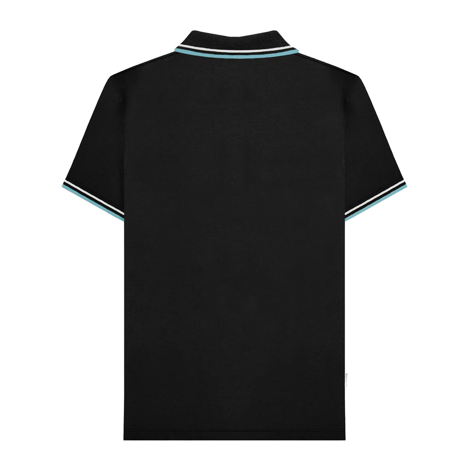 "SS25" Poloshirt für Herren Schwarz 3/3