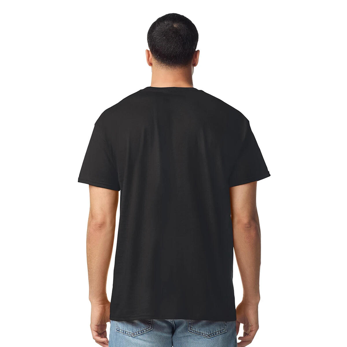 Maglietta Cotone Uomo Gildan Nero 3/3