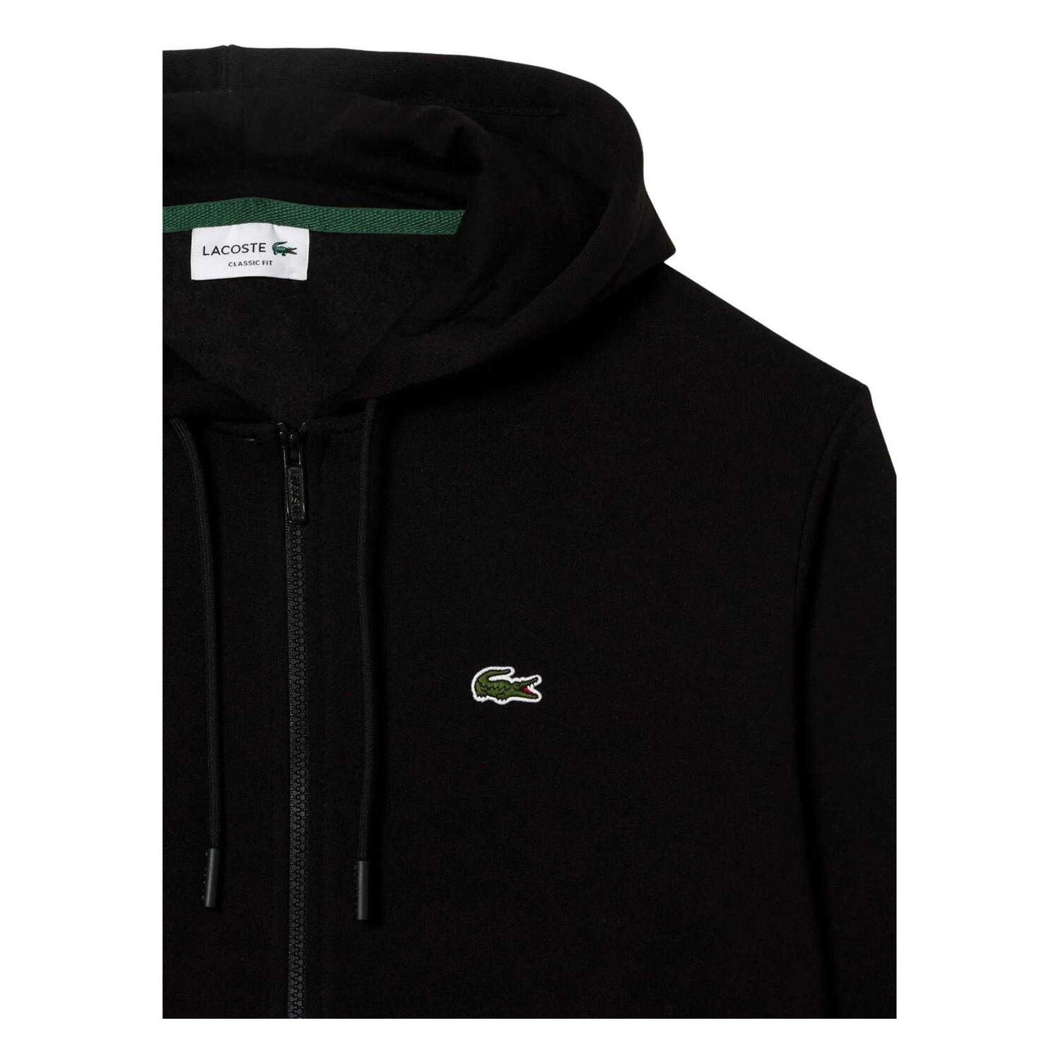 Geborduurde Logo Hoodie Heren (Zwart) 4/4