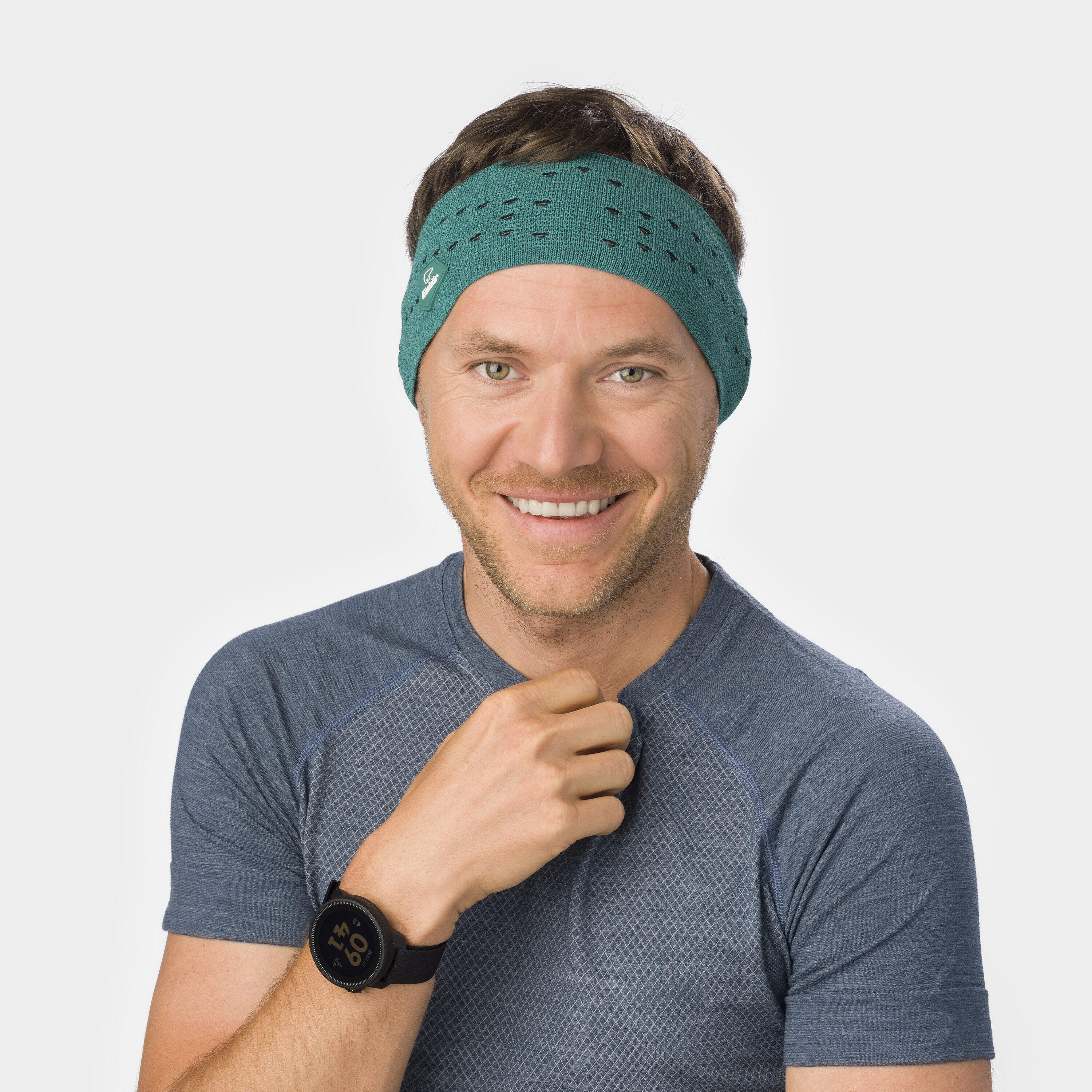 Stirnband Aeka Sportstrinband Herren Damen Headband kühlend atmungsaktiv Viskose 5/6