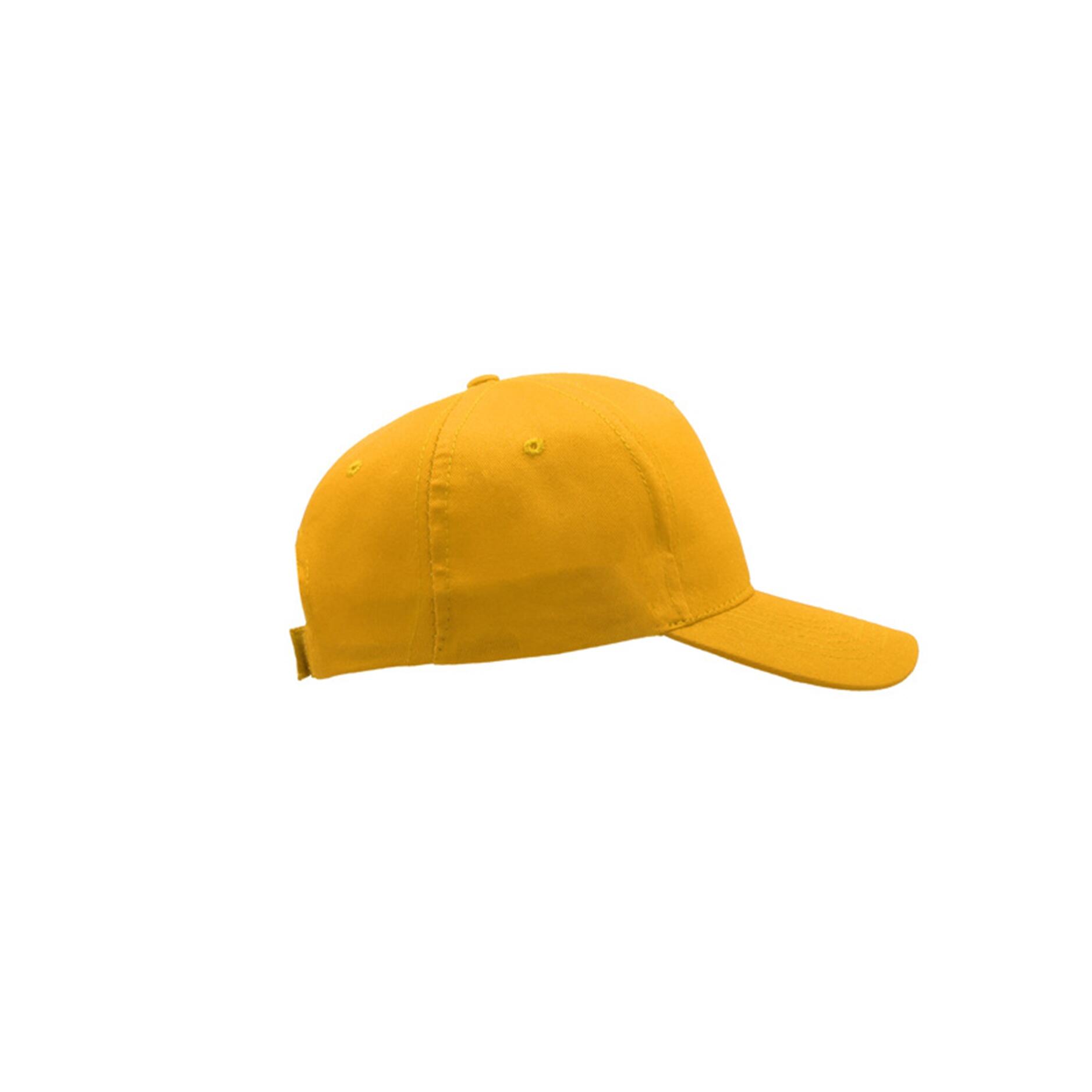 Start 5 Panel Cap (Pack of 2) (Yellow) 3/4