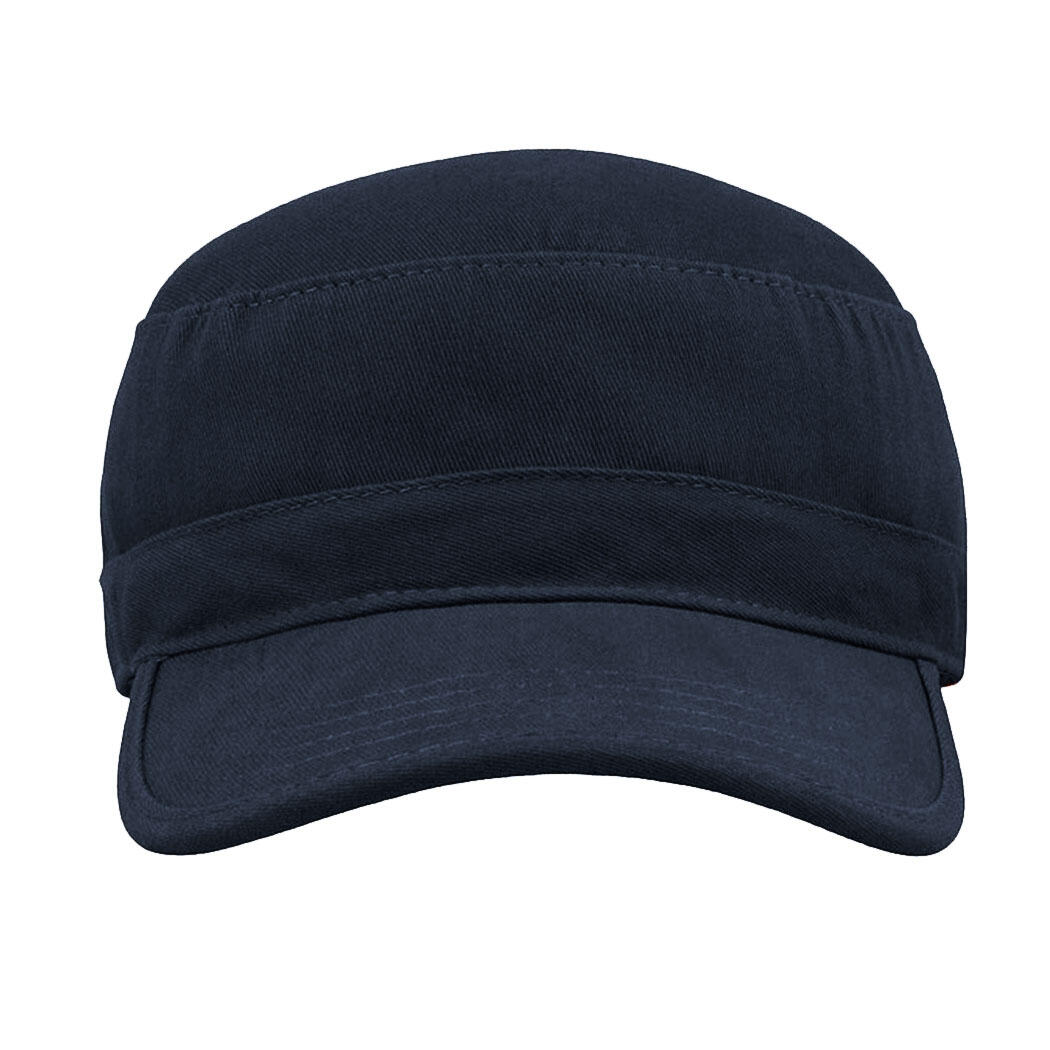 Tank Brushed Cotton Military Cap (Navy) 3/3