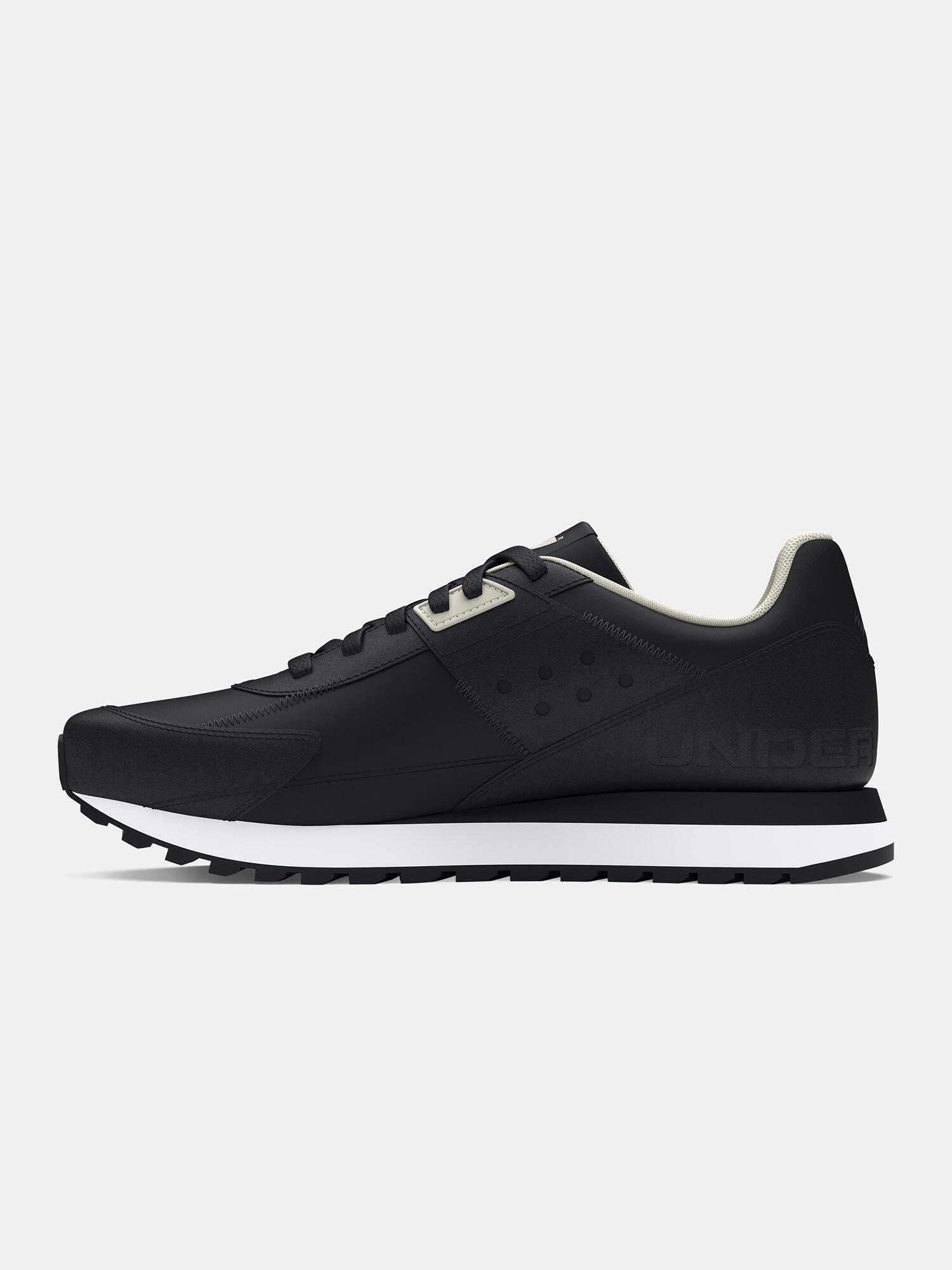 Heren trainingsschoenen Under Armour Essential Runner zwart/wit/zwart 2/7
