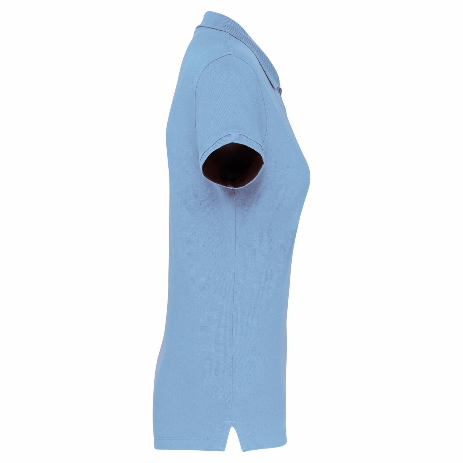 Poloshirt für Damen Himmelblau 3/3