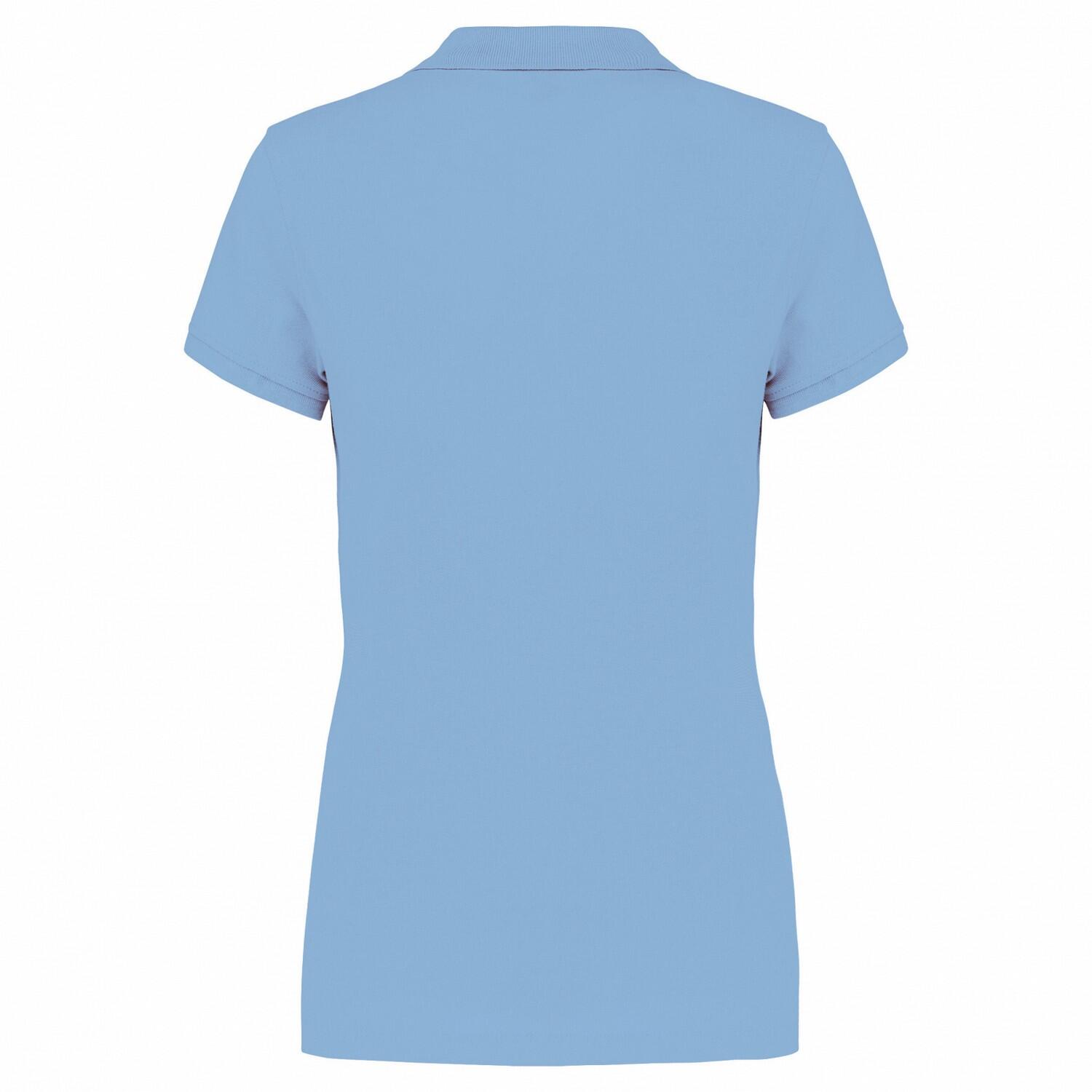 Poloshirt für Damen Himmelblau 2/3