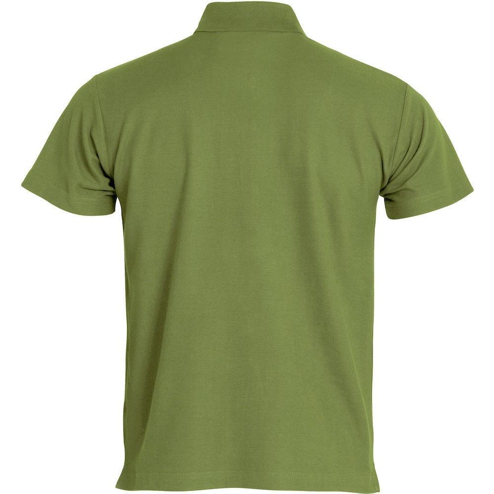 "Basic" Poloshirt für Herren Armee-Grün 2/4