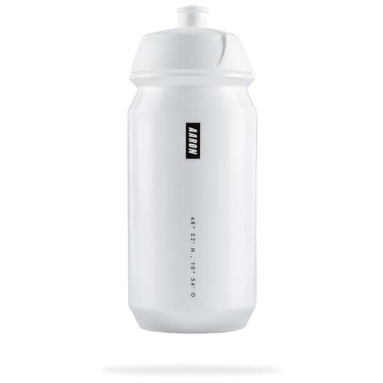 ECO Fahrrad-Trinkflasche - 500 ml, biologisch abbaubar, BPA-frei - Weiß