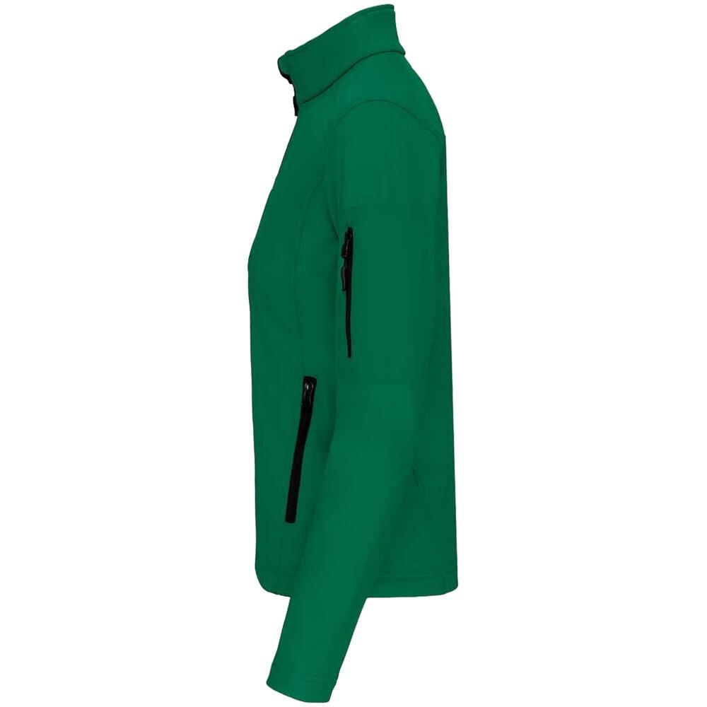Giacca Soft Shell Donna Kariban Verde Kelly 3/3