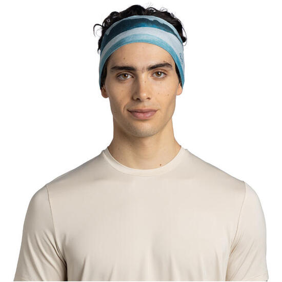 Opaska na głowę Buff Coolnet UV Wide Headband - aler teal