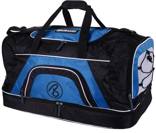 BRUBAKER Big Base - Torba sportowa 90L czarno-niebieska