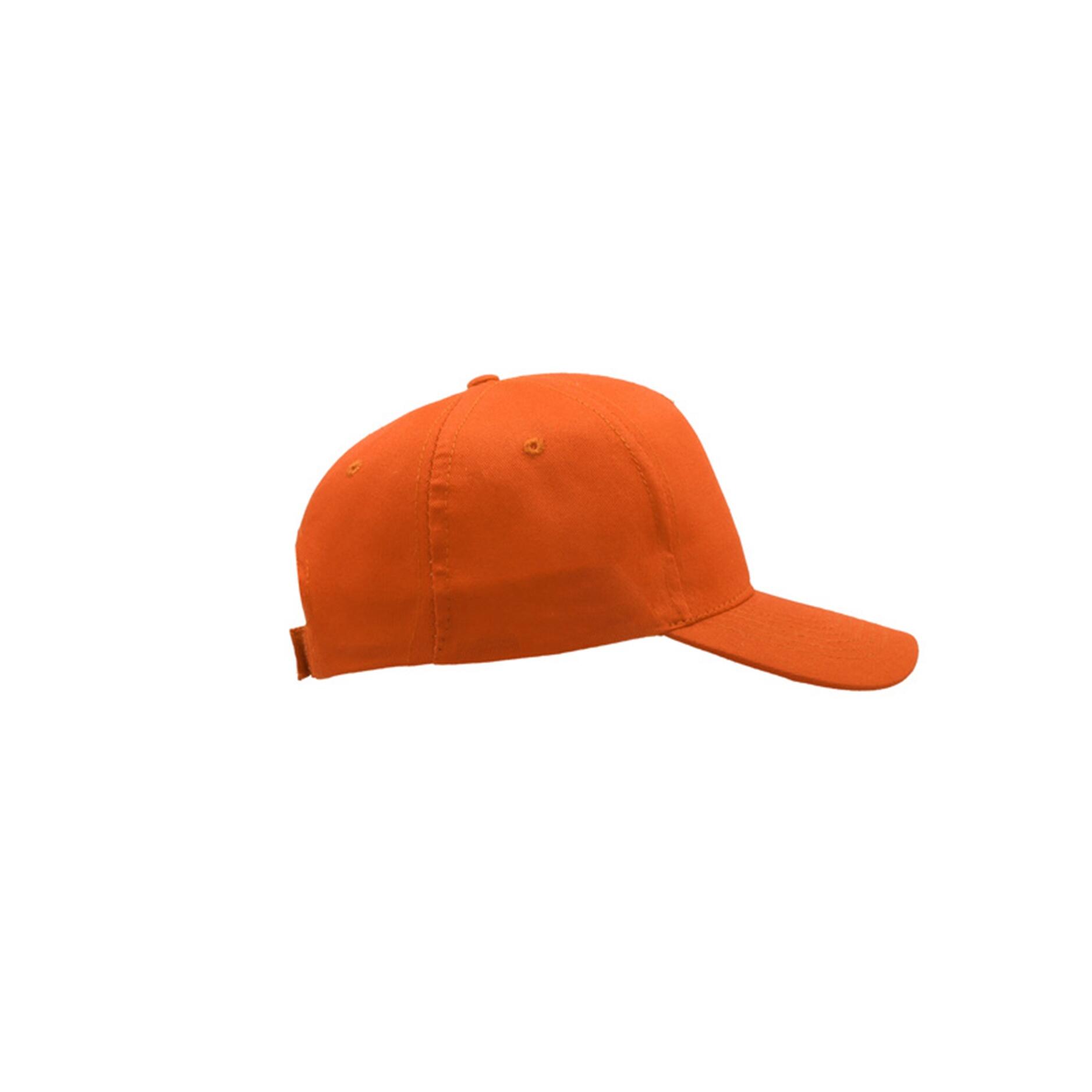 Start 5 Panel Cap (Pack of 2) (Orange) 3/4