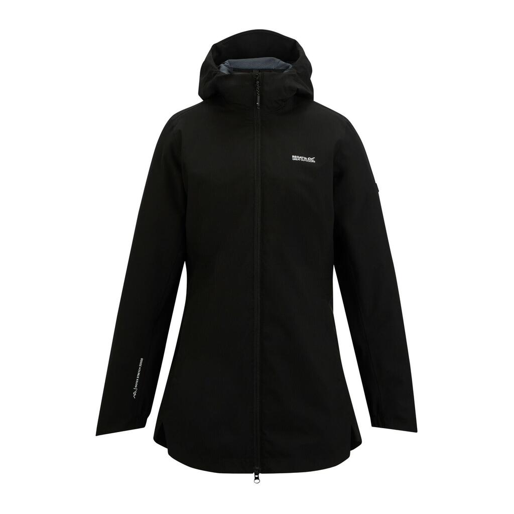 Womens/Ladies Natalina Waterproof Jacket (Black)