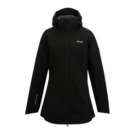 Veste Imperméable À Capuche NATALINA Femme (Noir)