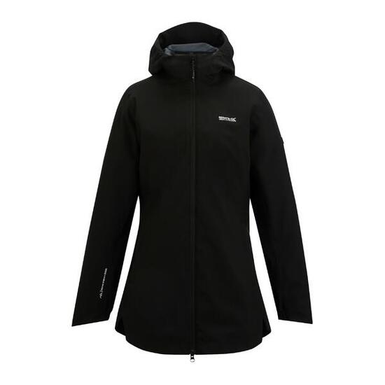 Veste Imperméable À Capuche NATALINA Femme (Noir)