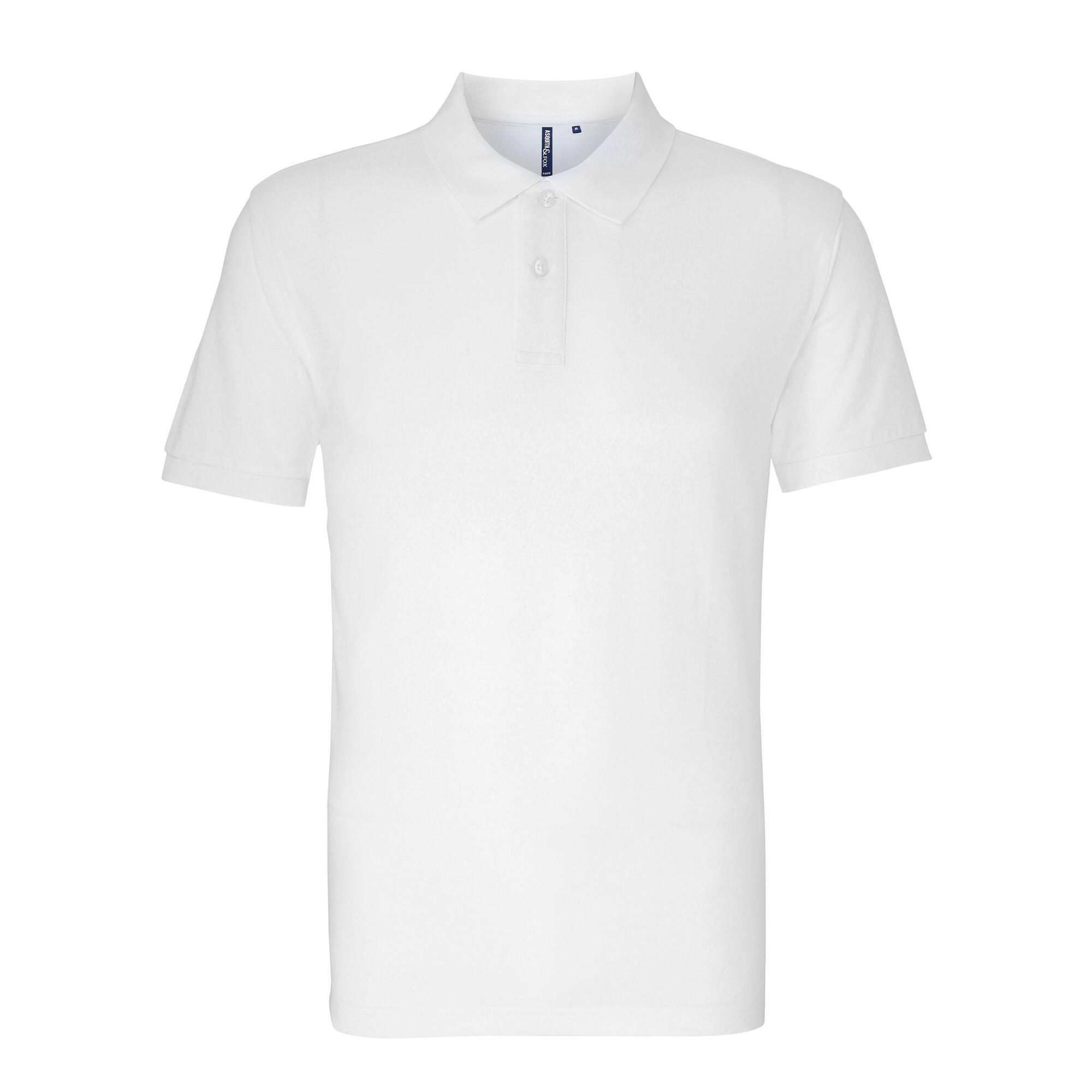 Mens Classic Fit Polo Shirt (White) 2/2