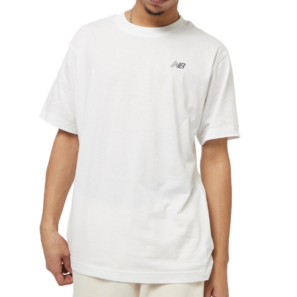 Tricou casual mt41509wt cu maneca scurta alb barbatesc