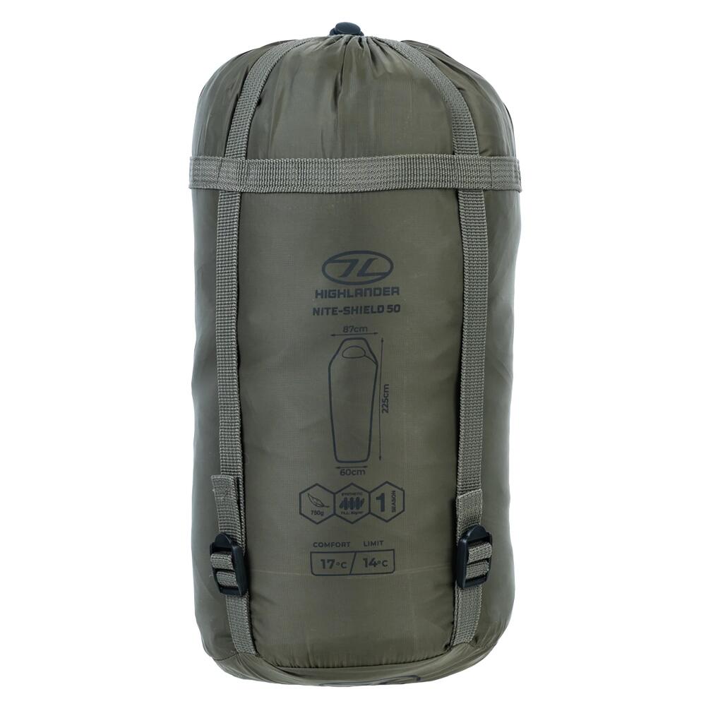 Sacco a pelo a mummia Nite-Shield 50 14°C - Verde 2/4