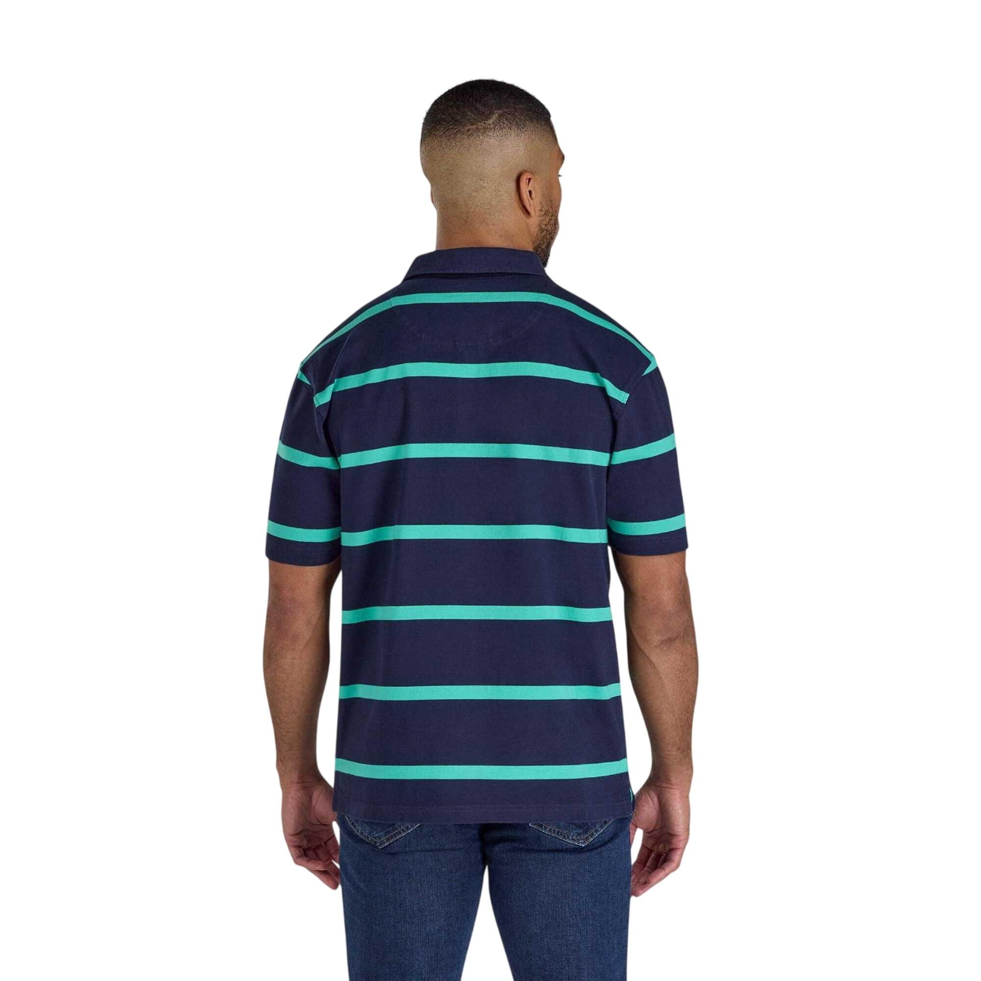 Poloshirt für , Rugby Herren Marine 2/4