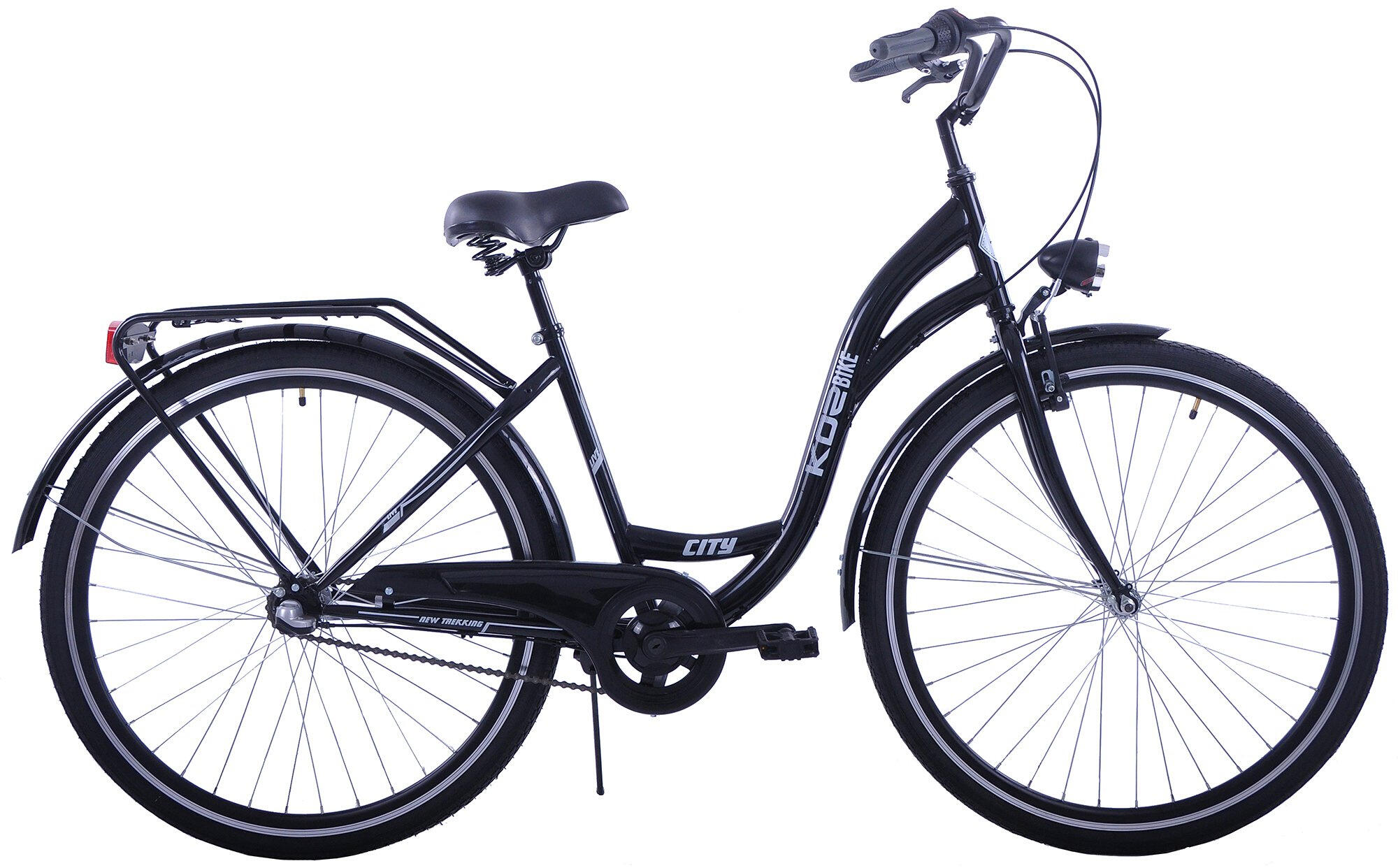 Rower miejski Kozbike 28 3S (K14) czarny