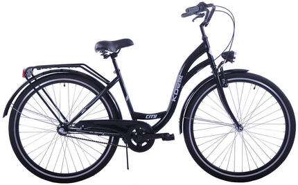 Rower miejski Kozbike 28 3S (K14) czarny