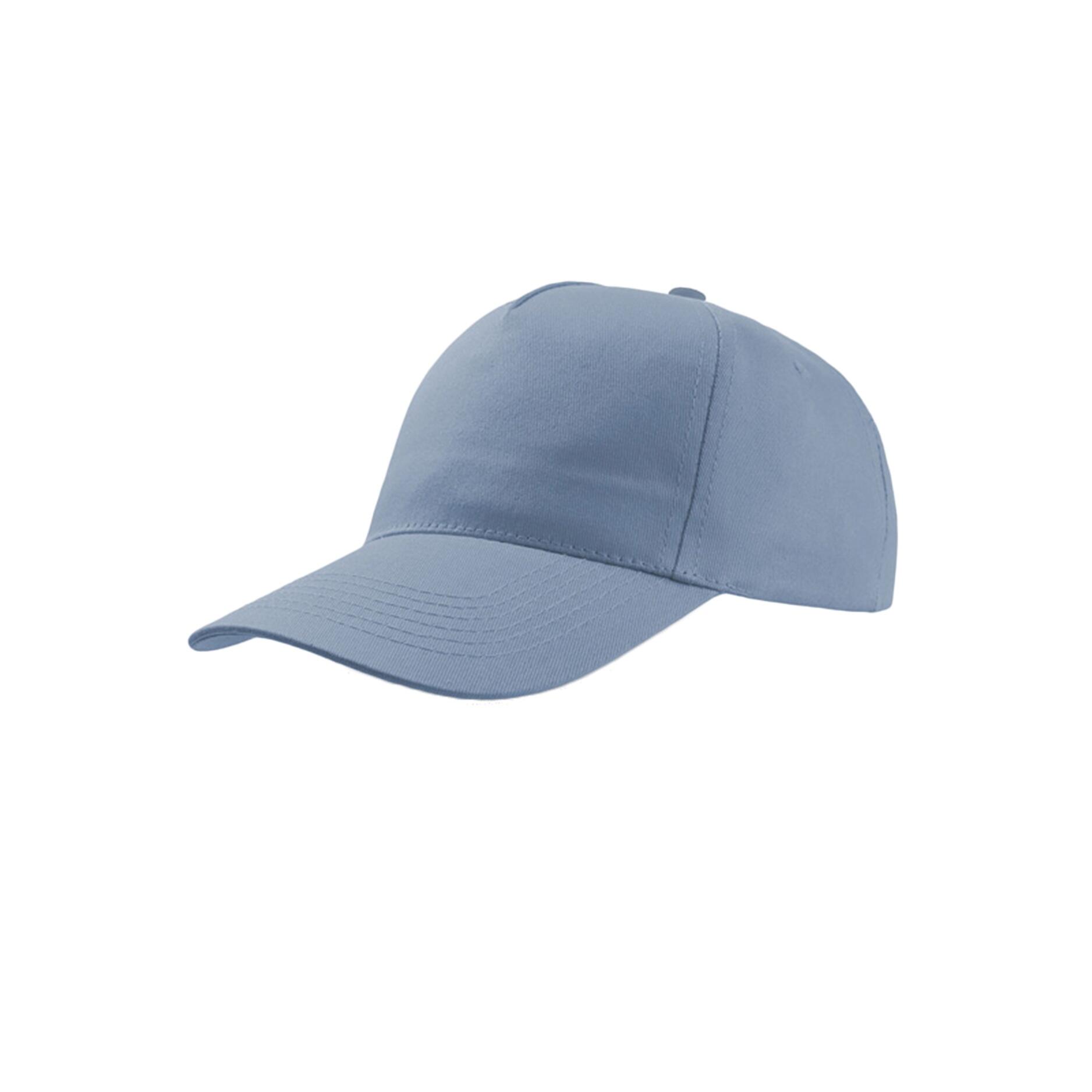 Start 5 Panel Cap (Pack of 2) (Light Blue) 1/4