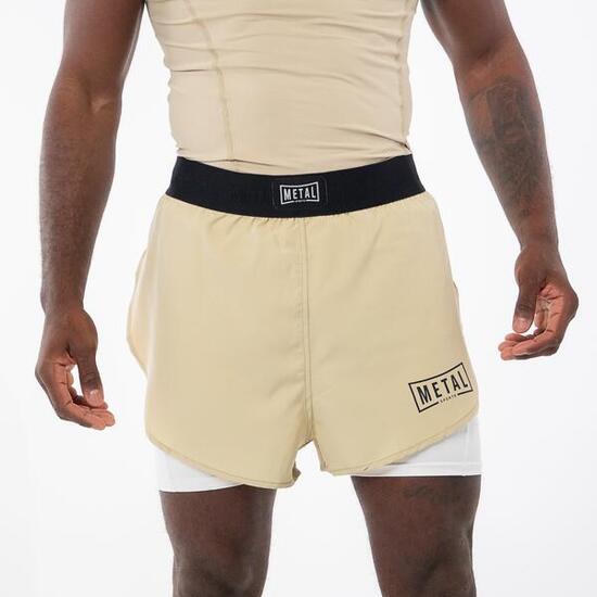 Short MMA 2-en-1 Metal Boxe Desert Storm L