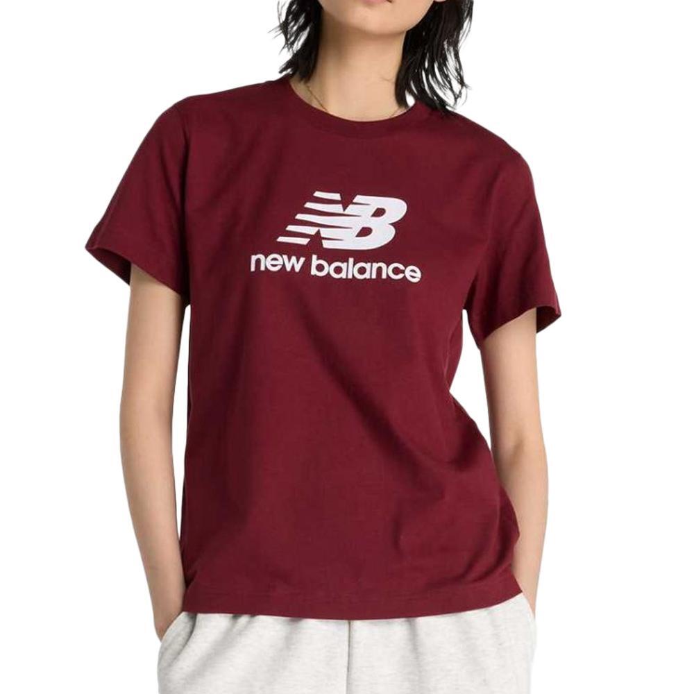 New Balance Women's Sport Essentials Burgundy T-Shirt