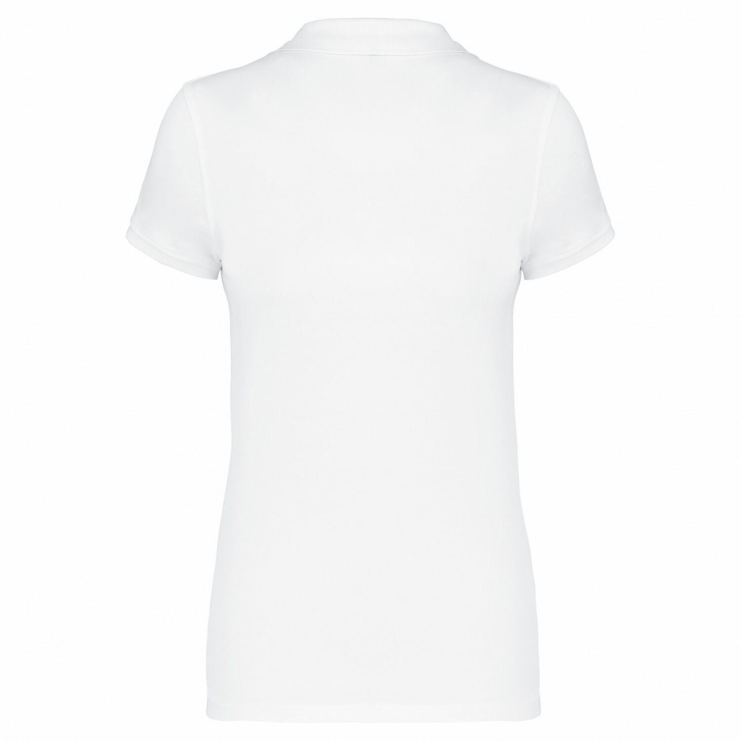 Poloshirt für Damen Weiß 2/3