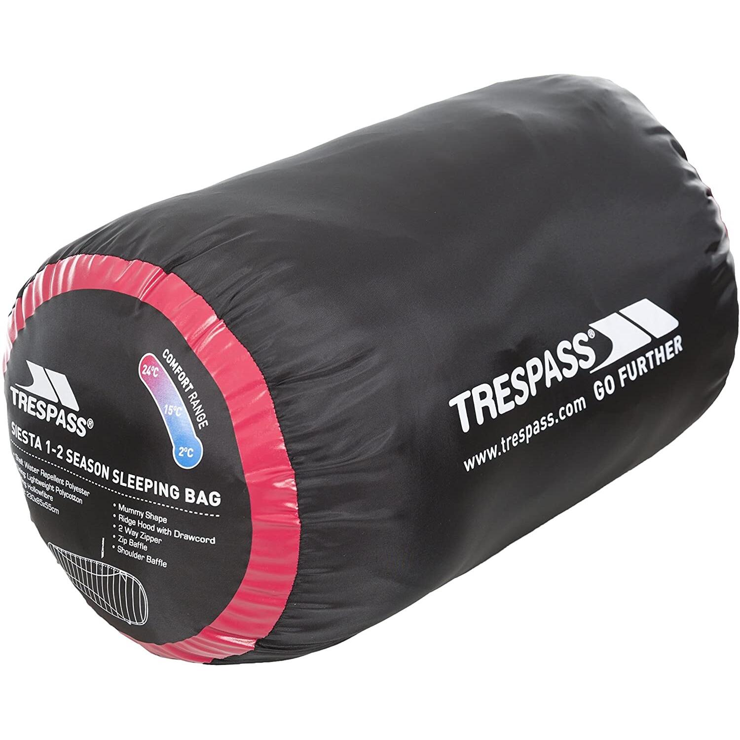Siesta Sac De Couchage Hydrofuge (Rouge) 3/4
