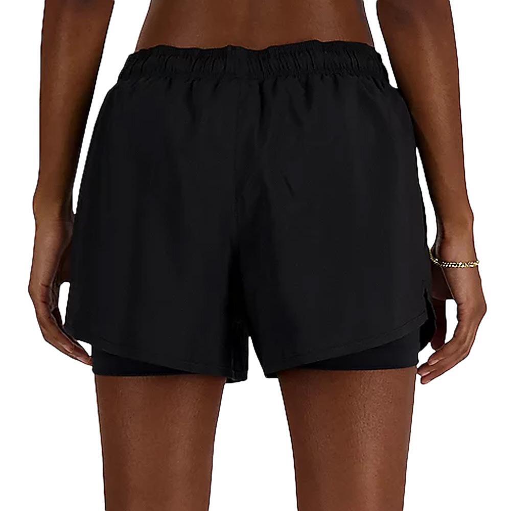 Short Sportivi Donna New Balance Neri 2/2