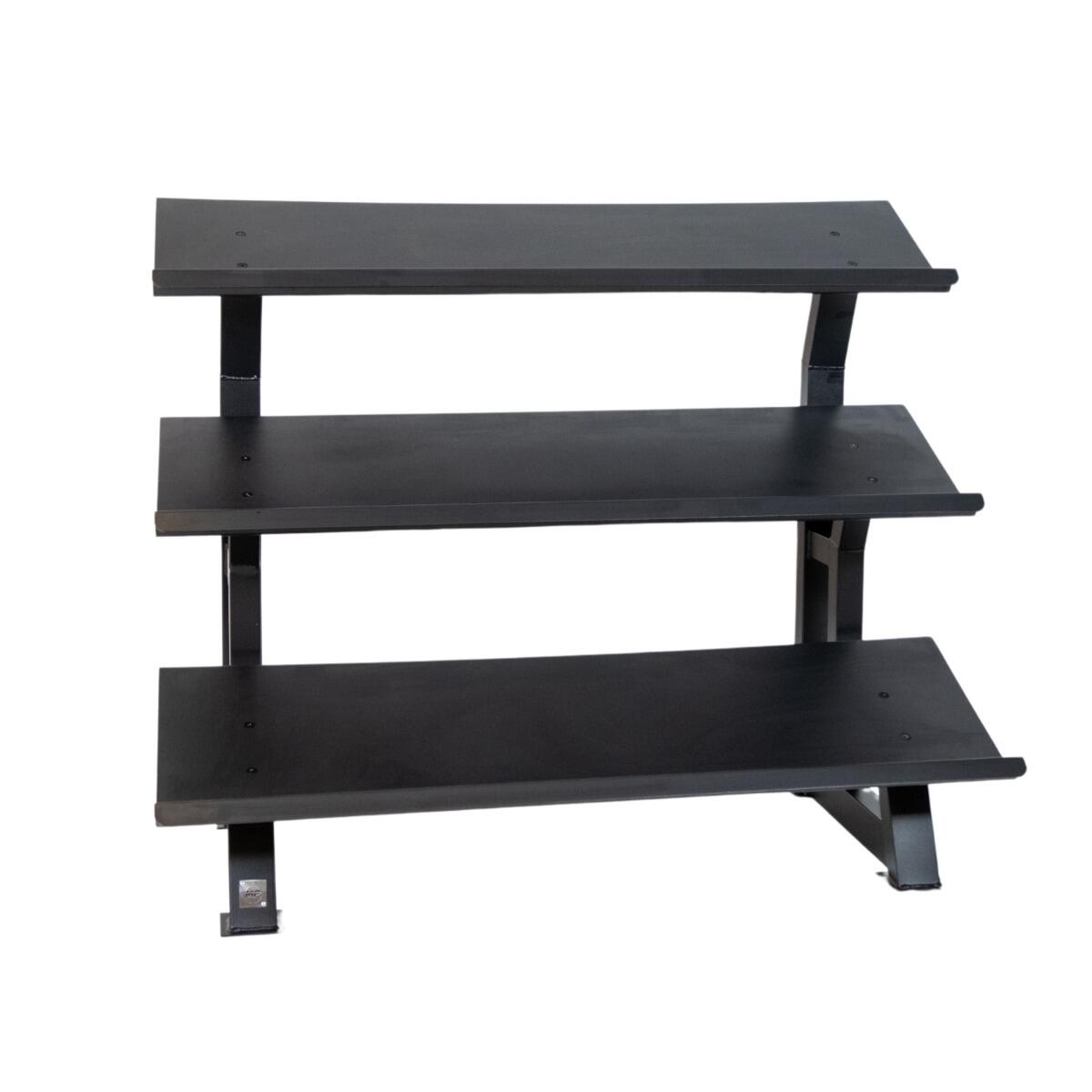 Estante para mancuernas de 3 niveles - negro mate 3/3