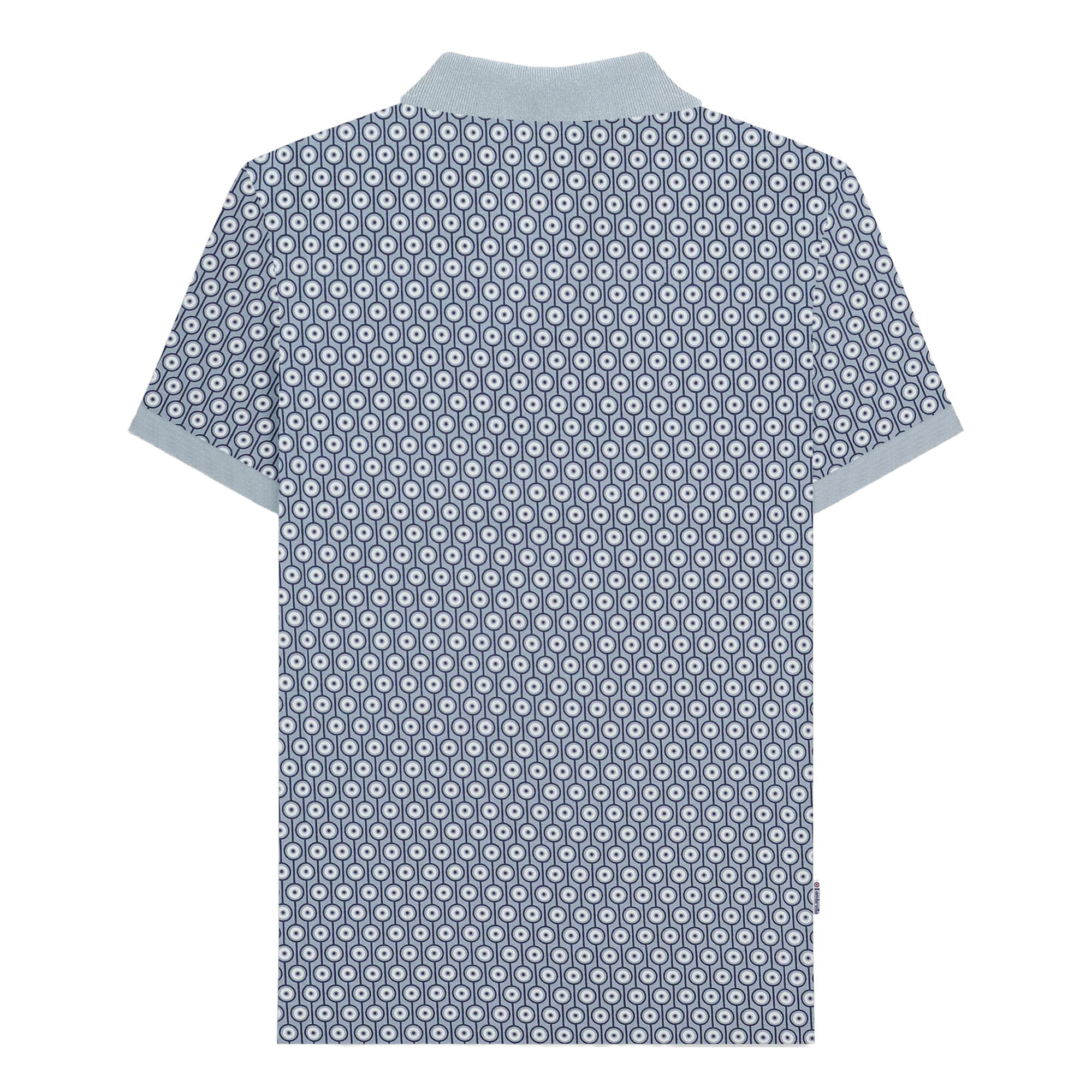 "AW24" Poloshirt für Herren Blau 3/3
